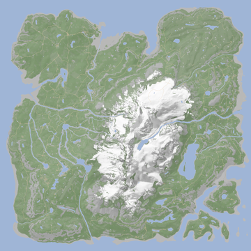 Satellite map of the Island